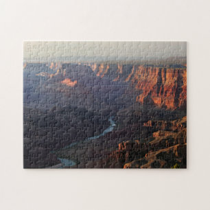 Puzzle Canyon grand et fleuve Colorado en Arizona