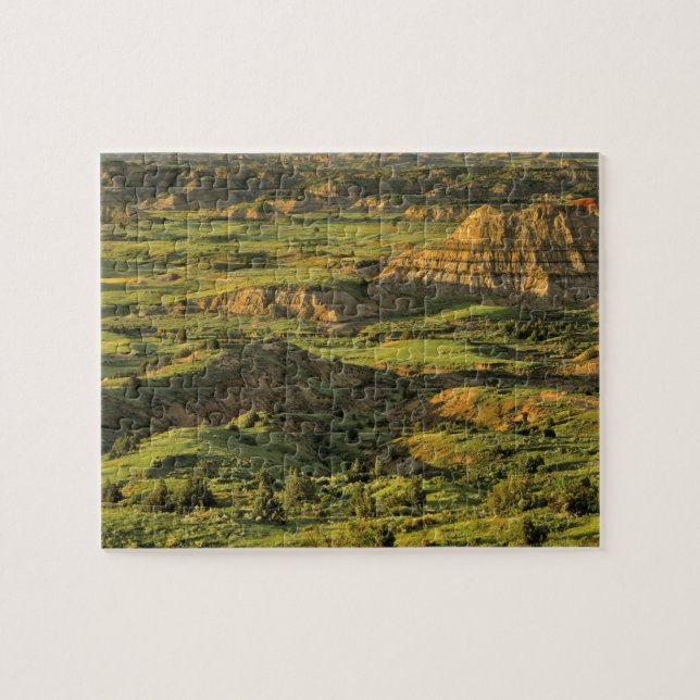 Puzzle Canyon peint après l'orage à Theodore Roosevelt (Horizontal)