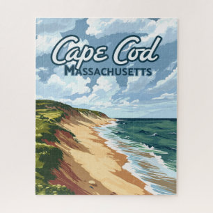 Puzzle Cape Cod Beach Mer Massachusetts Bleu