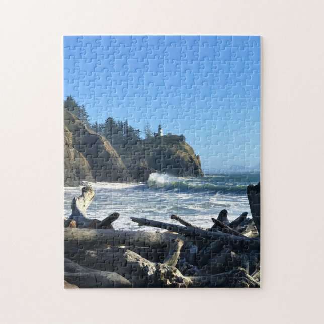 Puzzle Cape Disappointment Lighthouse, Washington (Vertical)