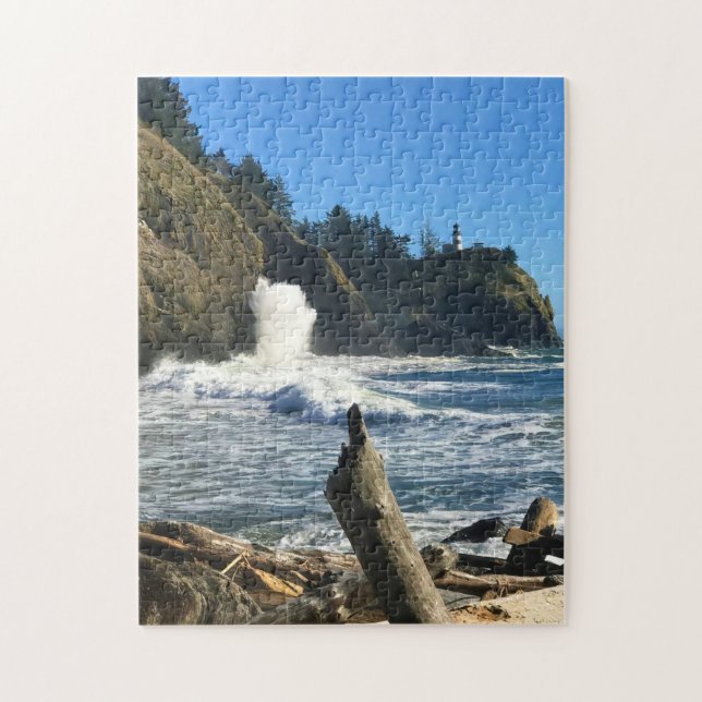 Puzzle Cape Disappointment Lighthouse, Washington (Vertical)