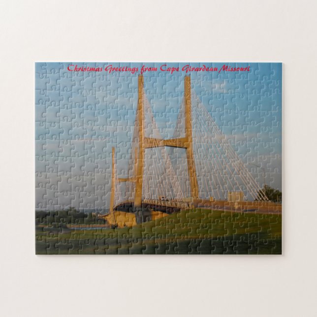 Puzzle Cape Girardeau Missouri. Vœux de Noël (Horizontal)