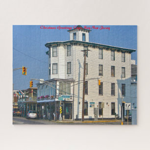 Puzzle Cape May New Jersey. voeux de Noël