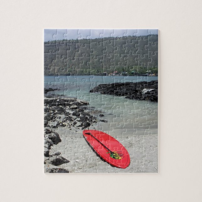 Puzzle Capitaine Cook Hawaii scène de plage paddboard puz (Vertical)