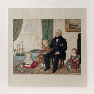 Puzzle Capitaine de la marine victorienne Famille Baie de
