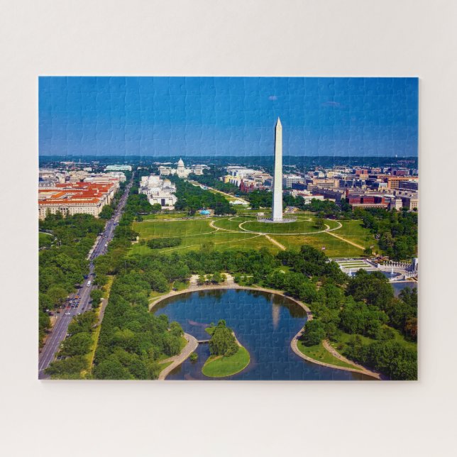 Puzzle Capitale de l'État de Washington DC. (Horizontal)