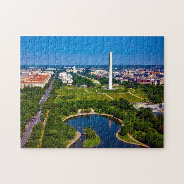 Puzzle Capitale de l'État de Washington DC. (Horizontal)