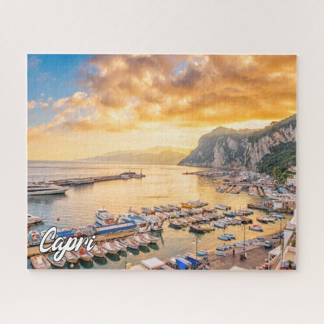 Puzzle Capri, Mer Tyrrhénienne, Italie (Horizontal)