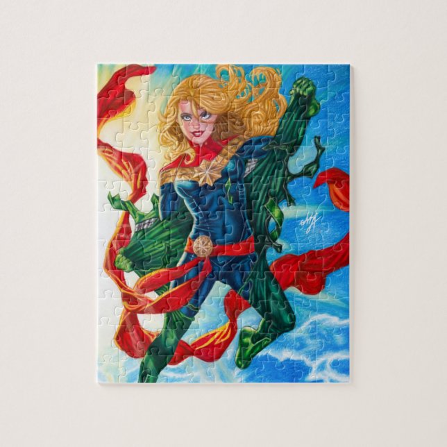 Puzzle Captain Marvel ~ Carol Danvers (Vertical)