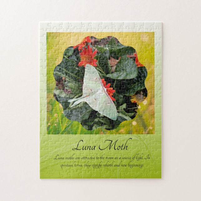 Puzzle Captivant Luna Moth (Vertical)