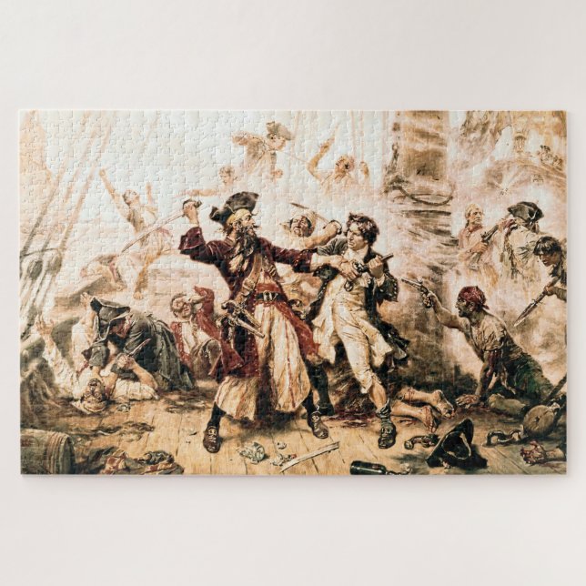 Puzzle Capture, Barbe noire pirate, Revenge de la reine A (Horizontal)