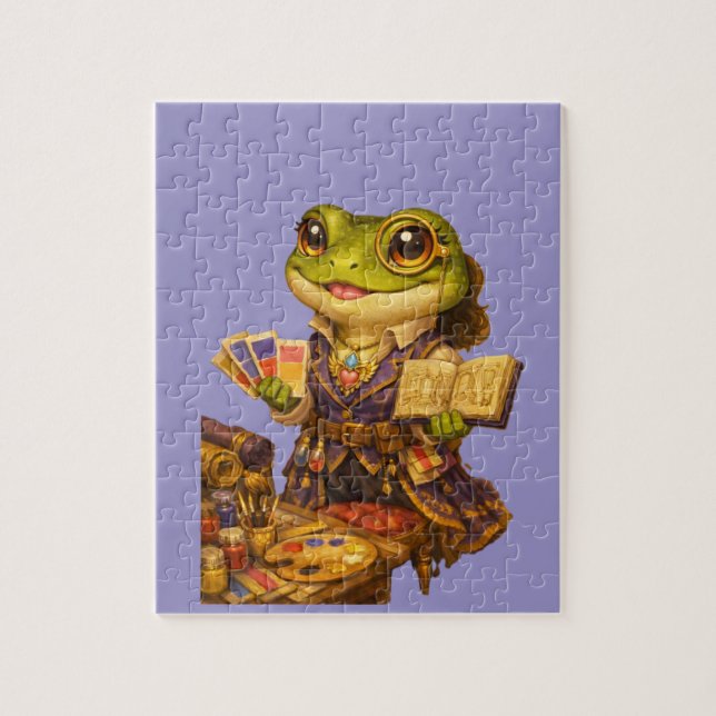 Puzzle Caractère de grenouille créatrice de royaume (Vertical)