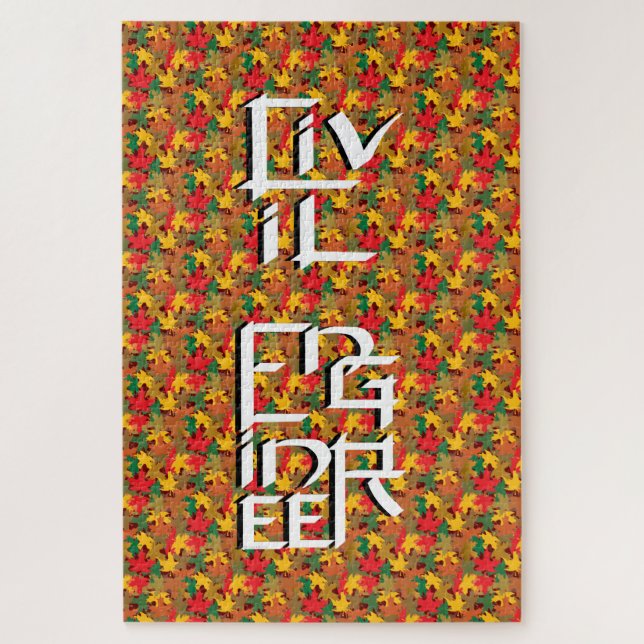 Puzzle Caractère du génie civil (Vertical)