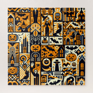 Puzzle Caractères Halloween
