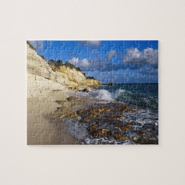 Puzzle Caraïbes, Saint-Martin, Falaises de la plage de Cu (Horizontal)