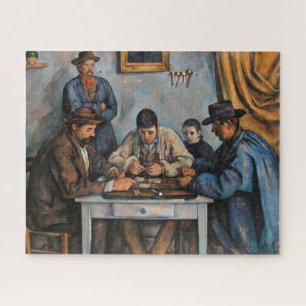 Puzzle Card Players Paul Cezanne Painting Art