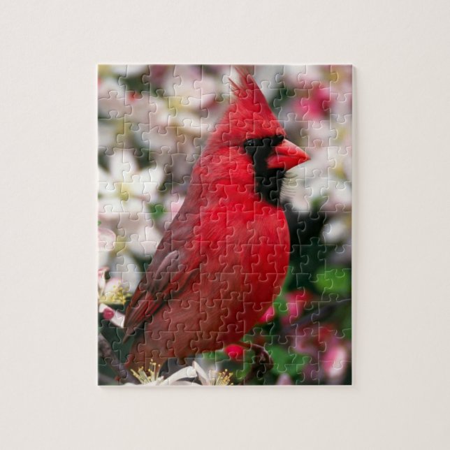 Puzzle Cardinal cardinal rouge (Vertical)