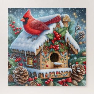 Puzzle Cardinal d'Hiver