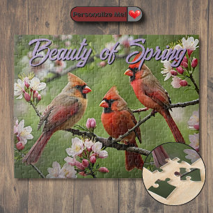 Puzzle Cardinaux de printemps