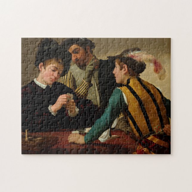 Puzzle Cardsharps, 1595 par Caravaggio (Horizontal)