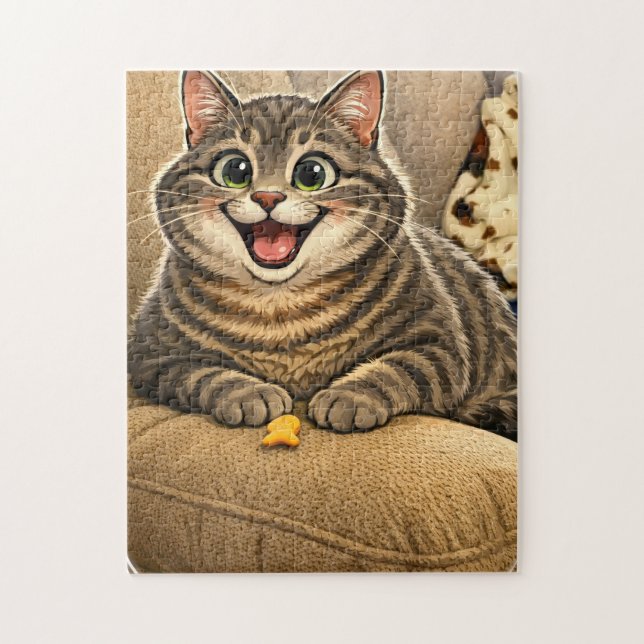 Puzzle Caricature de chat (Vertical)