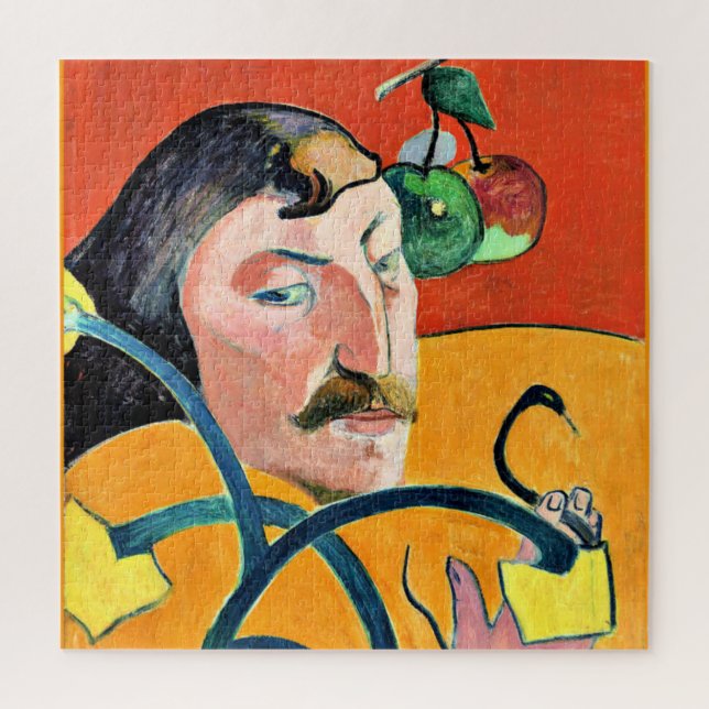 Puzzle Caricature, peinture d'art de Paul Gauguin (Vertical)