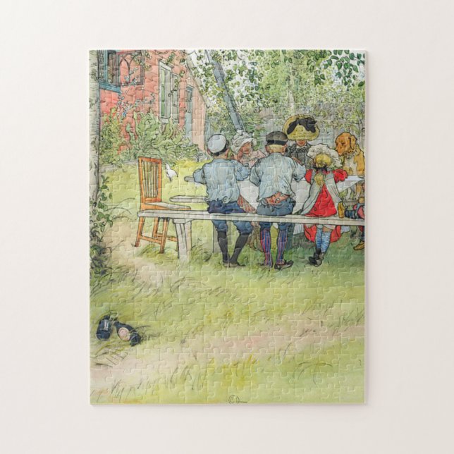Puzzle Carl Larsson Breakfast (Vertical)