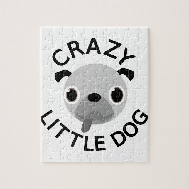 Puzzle Carlin fou petit chien (Vertical)