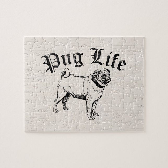 Puzzle Carlin Life Funny Chien Gangster (Horizontal)