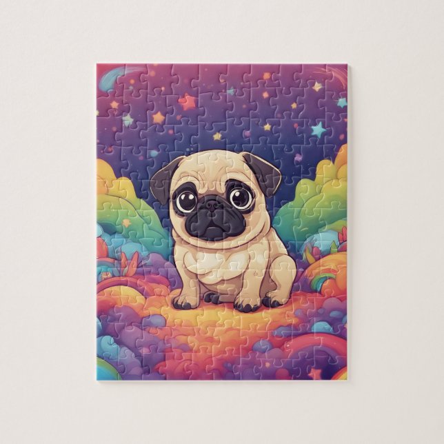 Puzzle Carlin Rainbow Cute (Vertical)
