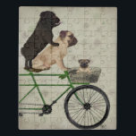 Puzzle Carlins à vélo<br><div class="desc">Carlins à vélo par Fabfunky. Dispose de carlins sur une bicyclette dans un style fantaisiste et steampunk. | 192043D</div>