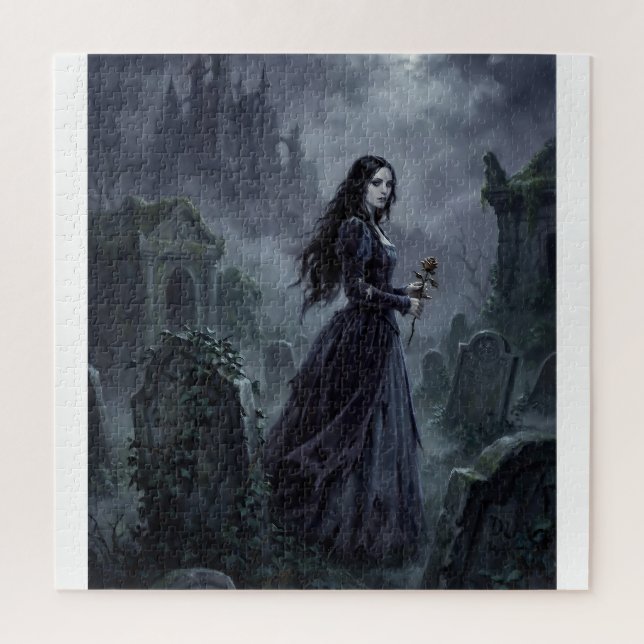 Puzzle Carmilla errant dans la brume styrienne (Vertical)