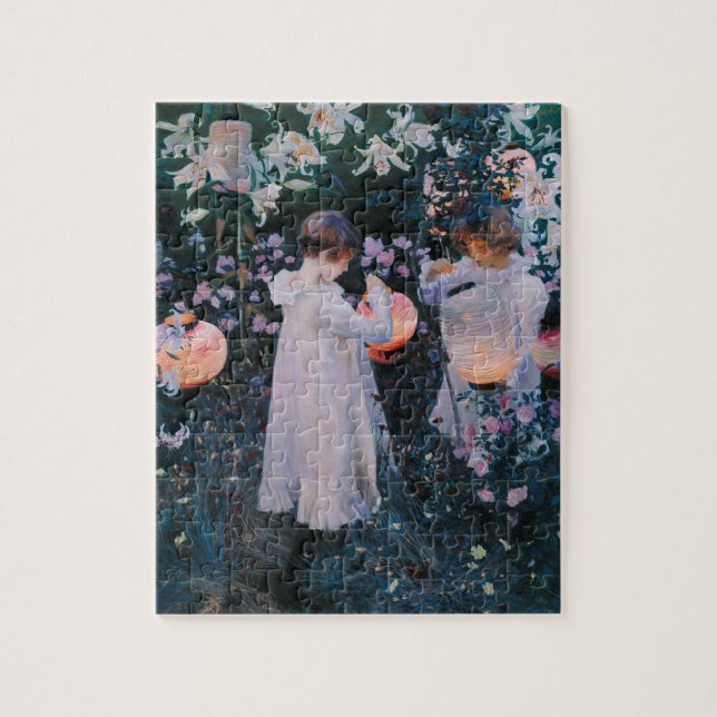 Puzzle Carnation Lily Lily Rose de John Singer Sargent (Vertical)
