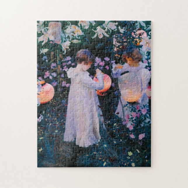 Puzzle Carnation, Lily, Lily, Rose de John Singer Sargent (Vertical)