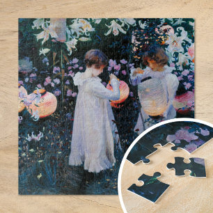 Puzzle Carnation, Lily, Lily, Rose   John Singer Sargent