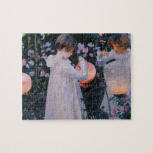 Puzzle Carnation Lily Lily Rose John Singer Sargent Art
