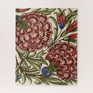 Puzzle Carnation Tile Fleur Art antique