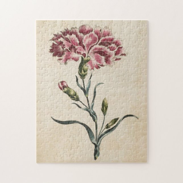 Puzzle Carnation végétale vintage (Vertical)