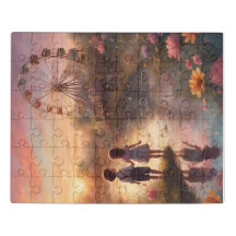 Carnaval au coucher du soleil