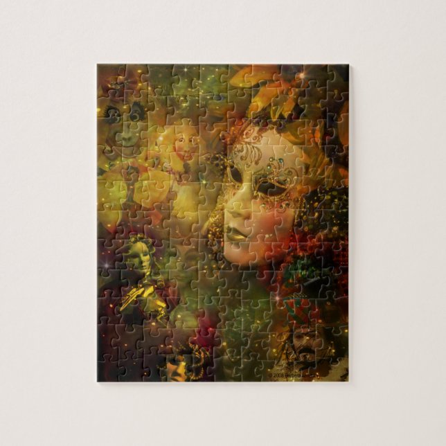 Puzzle Carnaval - New Orleans Mardi Gras Splendor (Vertical)