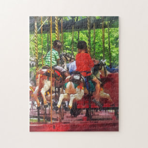 Puzzle Carnavals - Amis sur le manège