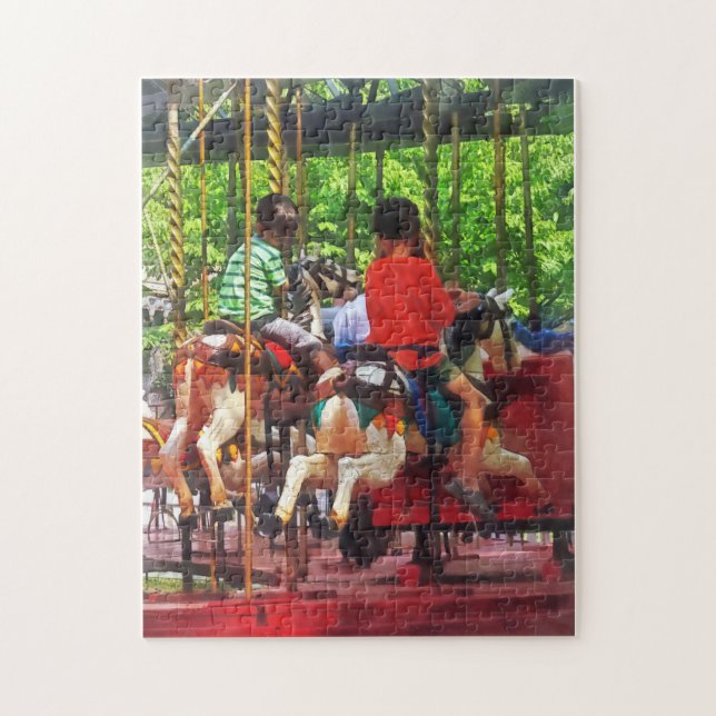 Puzzle Carnavals - Amis sur le manège (Vertical)