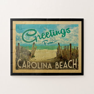 Puzzle Carolina Beach Vintage voyage