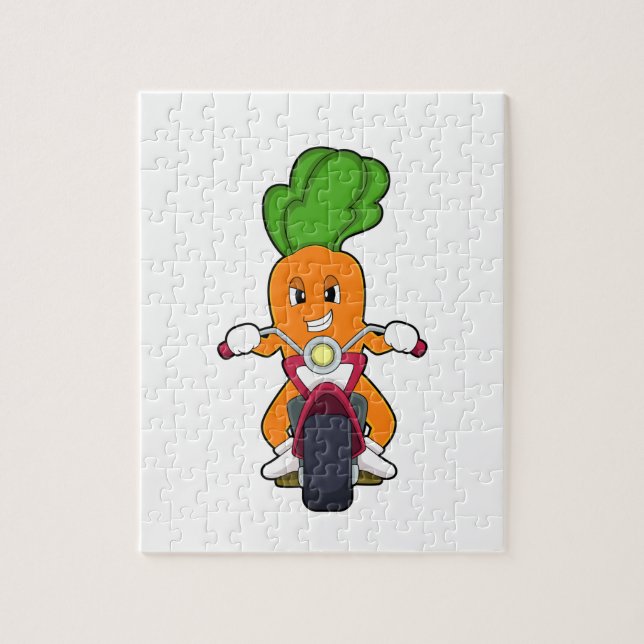 Puzzle Carotte comme Biker avec Motorcycle.PNG (Vertical)