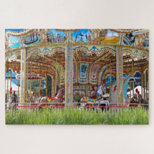 Puzzle Carousel merry-go-round chevaux
