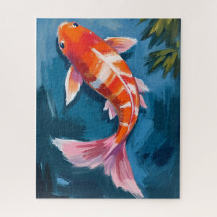 Puzzle Carpe Koï Aquarelle Belle