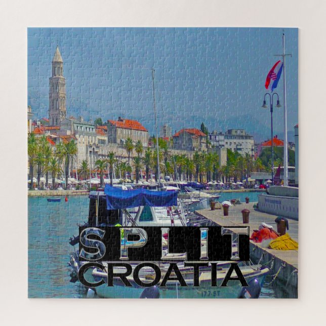 Puzzle Carré divisé (Vertical)