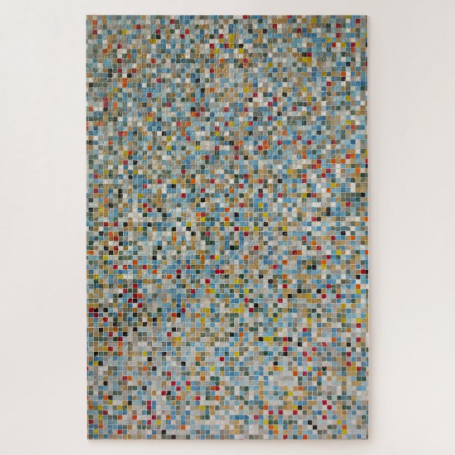 Puzzle Carré Mosaïque Motif de carreaux multicolores (Pho (Vertical)