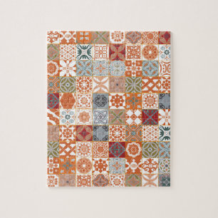 Puzzle Carreau marocain orange