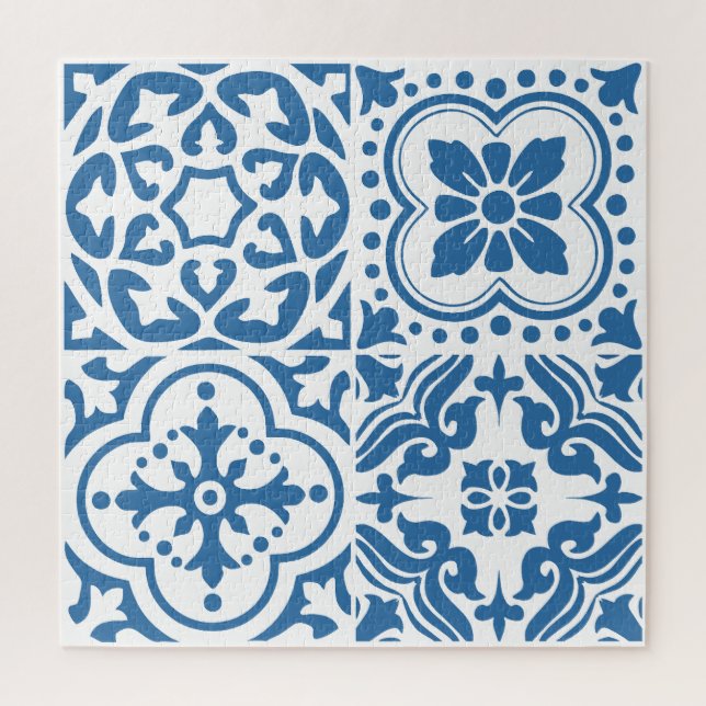 Puzzle Carreaux bleu portugais 2 (Vertical)